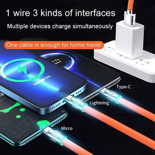 Fast Charging Data Cable 3 in 1 @ Just Rs.499/-