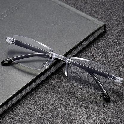 Rimless One Power Auto Focus Reading Glasses - Buy One Get One Free @ Just Rs.499/-
