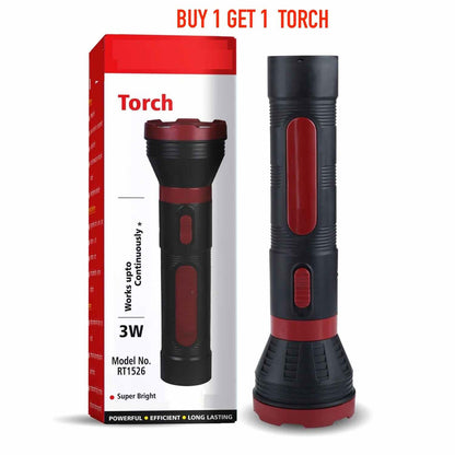 🔥 Buy 1 Get 1 Free Long Focus LED Rechargeable Torch @ Just Rs.499/- 🔥
