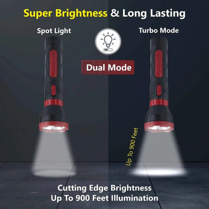 🔥 Buy 1 Get 1 Free Long Focus LED Rechargeable Torch @ Just Rs.499/- 🔥